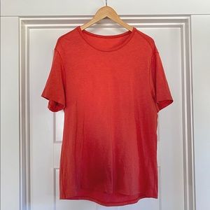 Lululemon Red 5-year tee